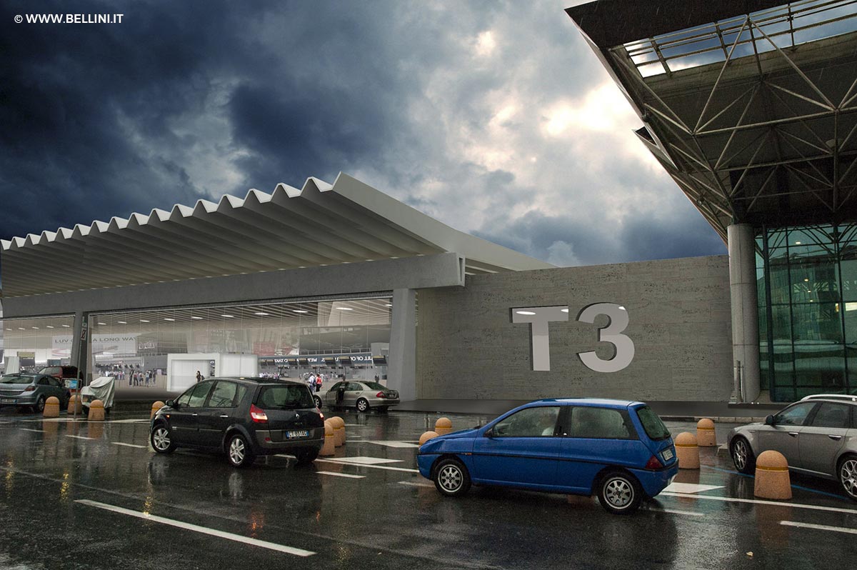 CMB Terminal 3, riqualificazione facciata Roma